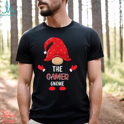 New Gamer Gnome Family Matching Group Christmas Outfits Pictures T Shirts