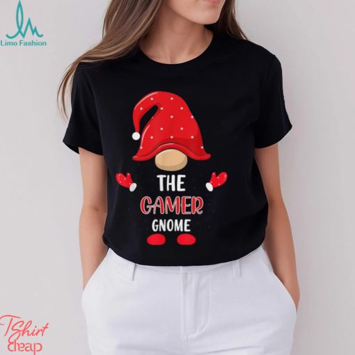 New Gamer Gnome Family Matching Group Christmas Outfits Pictures T Shirts