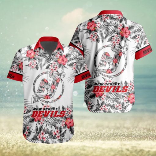 New Jersey Devils NHL Team Beach Vibe Hawaiian Shirt