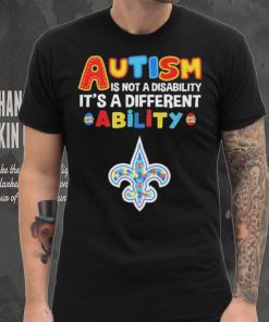 New Orleans Saints NFL Autism Is Not A Disability 2024 Shirt