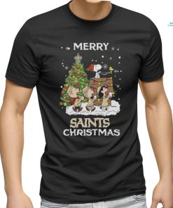 New Orleans Saints Snoopy Family Christmas Tree shirt, hoodie, sweater, long sleeve and tank top New Orleans Saints Snoopy Family Christmas Tree shirt