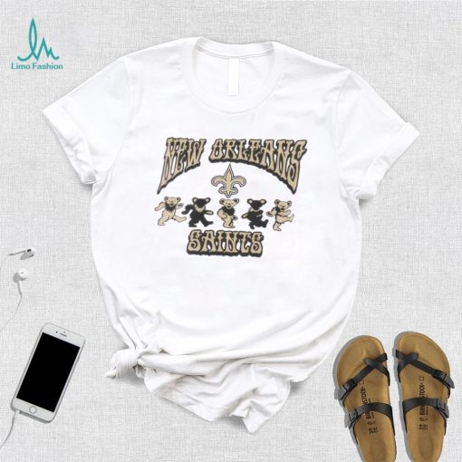 New Orleans Saints bears dancing T shirt