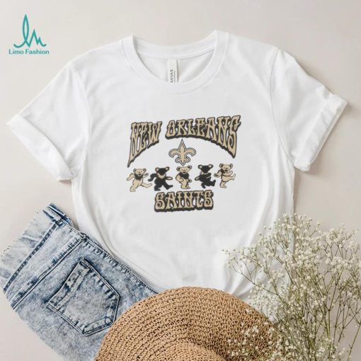 New Orleans Saints bears dancing T shirt