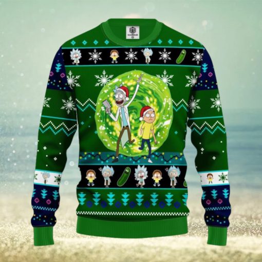 New Rick And Morty Ugly Christmas Sweater