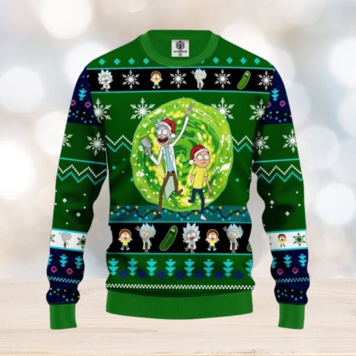 New Rick And Morty Ugly Christmas Sweater