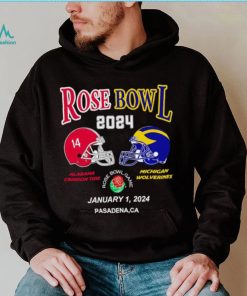 New Rose Bowl 2024 Alabama Crimson Tide vs Michigan Wolverines January 1 shirt