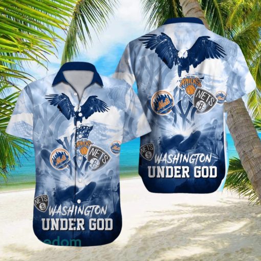 New York City Sport Teams Beach Lover Gift Aloha Hawaiian Shirt For Men And Women