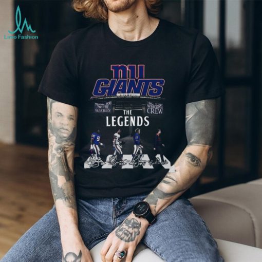 New York Gians Thank You For The Memories Big Blue Wrecking The Legends T Shirt