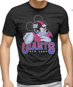 New York Giants Junk Food Scarlet Disney Mickey QB T Shirt