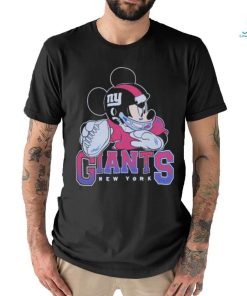 New York Giants Junk Food Scarlet Disney Mickey QB T Shirt