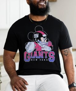 New York Giants Junk Food Scarlet Disney Mickey QB T Shirt