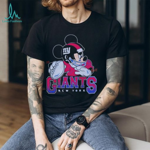 New York Giants Junk Food Scarlet Disney Mickey Qb Shirt