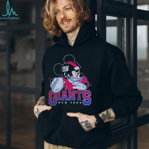 New York Giants Junk Food Scarlet Disney Mickey Qb Shirt