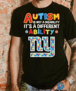 New York Giants NFL Autism Is Not A Disability 2024 Shirt