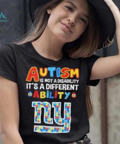 New York Giants NFL Autism Is Not A Disability 2024 Shirt