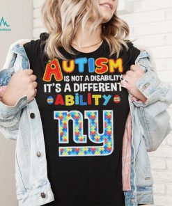 New York Giants NFL Autism Is Not A Disability 2024 Shirt