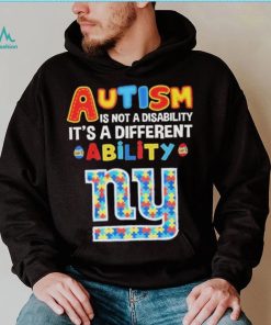 New York Giants NFL Autism Is Not A Disability 2024 Shirt