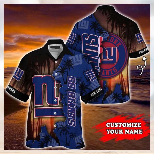 New York Giants NFL Customized Summer Hawaii Shirt For Sports Enthusiasts