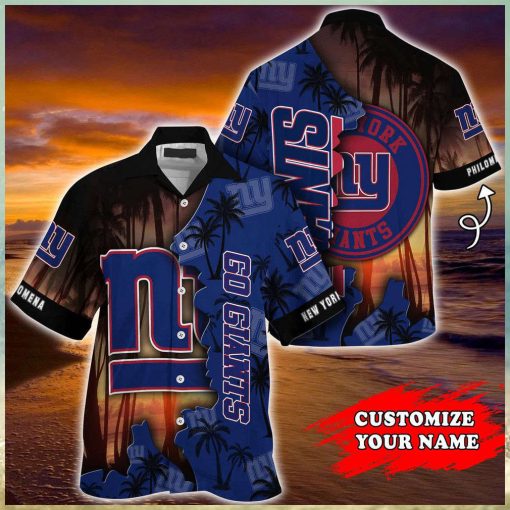 New York Giants NFL Customized Summer Hawaii Shirt For Sports Enthusiasts