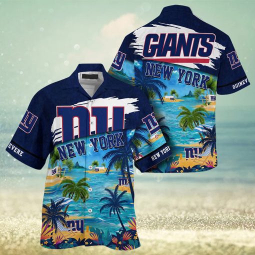 New York Giants NFL Customized Summer Hawaii Shirt For Sports Fans