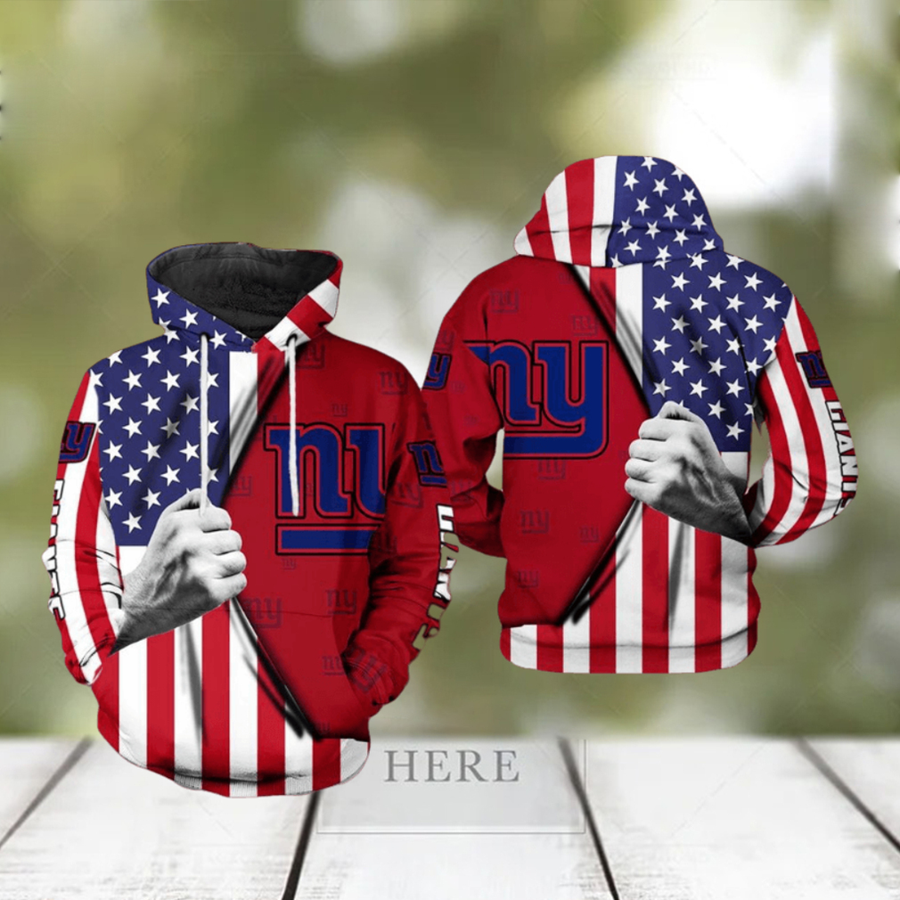 New York Giants NFL US Flag Team 3D Printed Hoodie Ver 1 New York Giants NFL US Flag Team 3D Printed Hoodie Ver 1