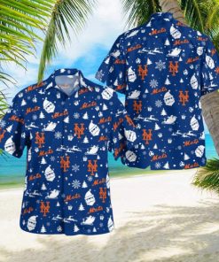 New York Mets Christmas Hawaiian Shirt Beach Gift Fans For Men And Women