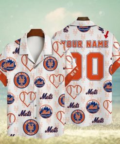 New York Mets MLB Custom Name And Number Summer 3D Hawaiian Shirt