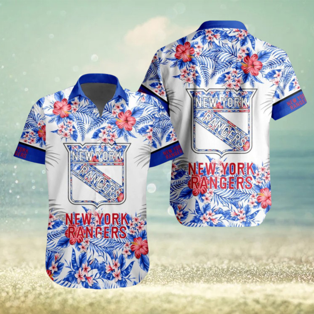 New York Rangers NHL Team Beach Vibe Hawaiian Shirt New York Rangers NHL Team Beach Vibe Hawaiian Shirt
