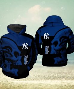New York Yankees MLB Skull 3D Printed Hoodie