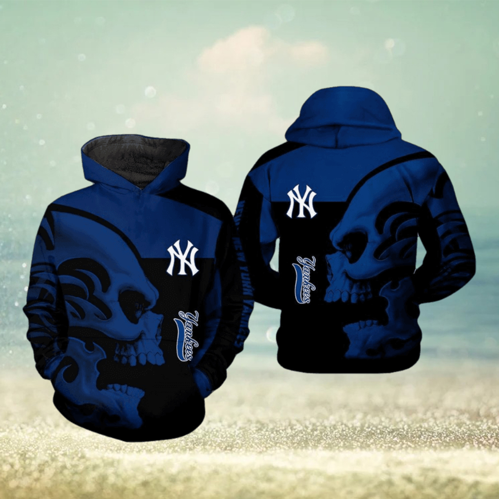 New York Yankees MLB Skull 3D Printed Hoodie New York Yankees MLB Skull 3D Printed Hoodie