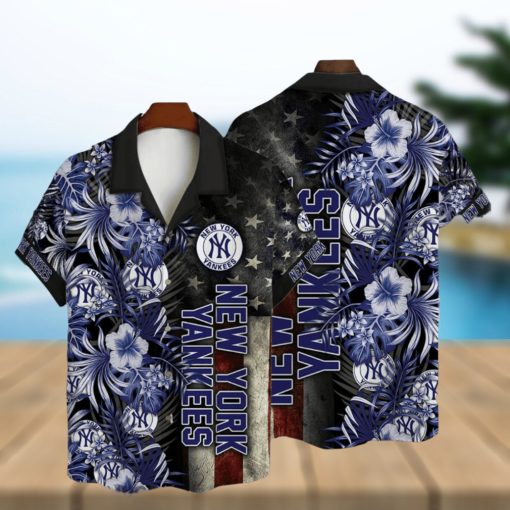 New York Yankees Major League Baseball 3D AOP Hawaiian Shirt