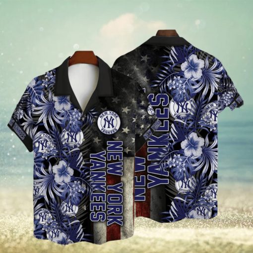 New York Yankees Major League Baseball 3D AOP Hawaiian Shirt