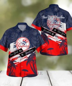 New York Yankees Tropical Vintage Set Hawaiian Shirt And Short For Men And Women