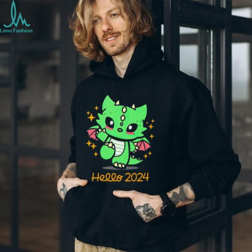 New year 2024 year of the dragon cute cartoon shirt