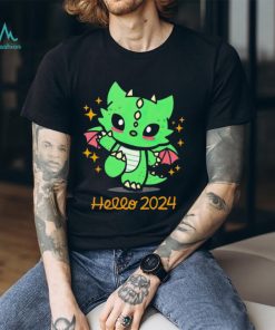New year 2024 year of the dragon cute cartoon shirt