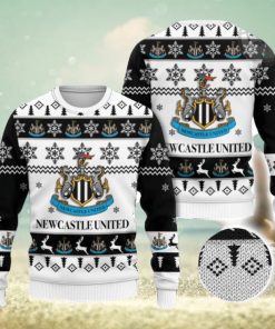 Newcastle United Logo 3D Ugly Christmas Sweater Christmas Gift Men And Women 2023 Sweater