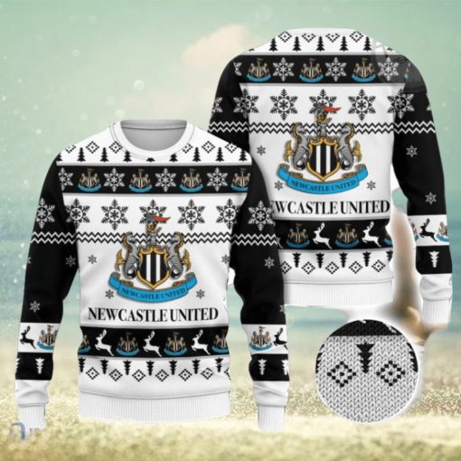 Newcastle United Logo 3D Ugly Christmas Sweater Christmas Gift Men And Women 2023 Sweater