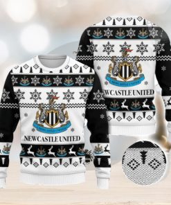 Newcastle United Logo 3D Ugly Christmas Sweater Christmas Gift Men And Women 2023 Sweater