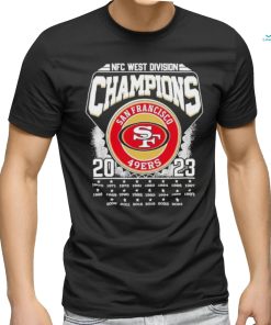 Nfc West Division Champions San Francisco 49ers 2023 Shirt