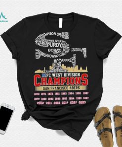 Nfc West Division Champions San Francisco 49ers PLAYER NAME CITY T Shirt