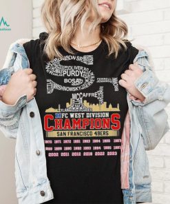 Nfc West Division Champions San Francisco 49ers PLAYER NAME CITY T Shirt