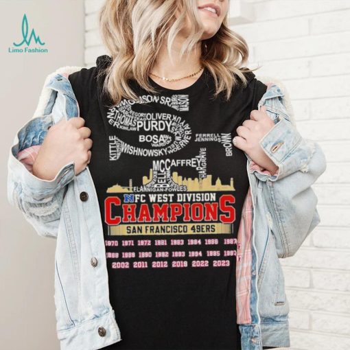 Nfc West Division Champions San Francisco 49ers PLAYER NAME CITY T Shirt