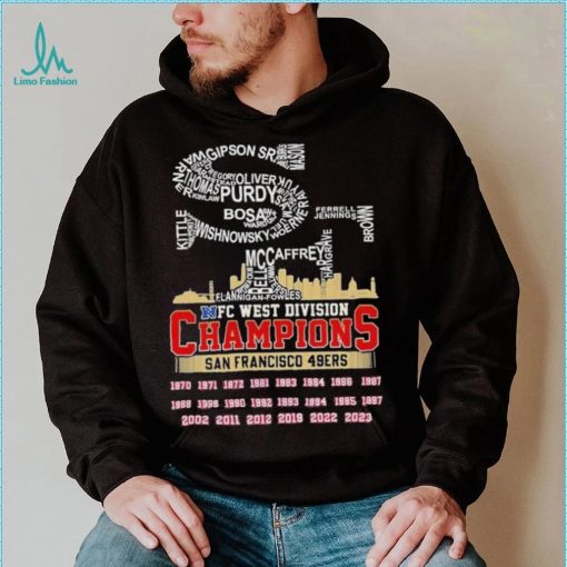 Nfc West Division Champions San Francisco 49ers PLAYER NAME CITY T Shirt