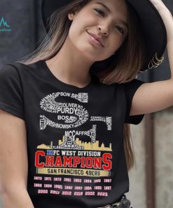 Nfc West Division Champions San Francisco 49ers PLAYER NAME CITY T Shirt