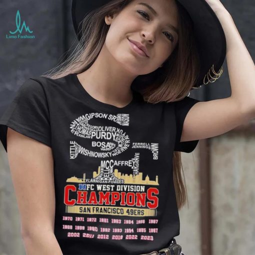 Nfc West Division Champions San Francisco 49ers PLAYER NAME CITY T Shirt