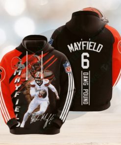 Nfl Cleveland Browns 3D Zip Up Hoodie