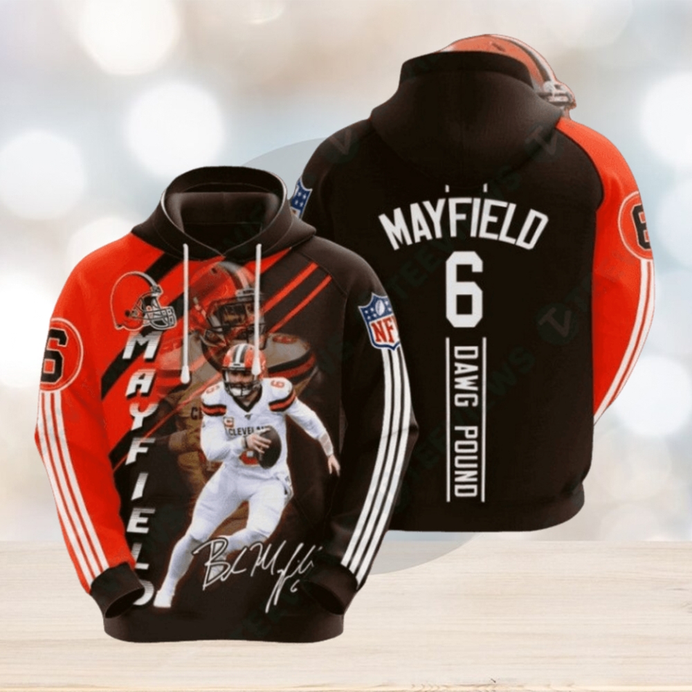 Nfl Cleveland Browns 3D Zip Up Hoodie Nfl Cleveland Browns 3D Zip Up Hoodie