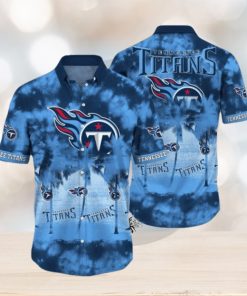 Nfl Tennessee Titans Blue Trendy Hawaiian Shirt Aloha Shirt