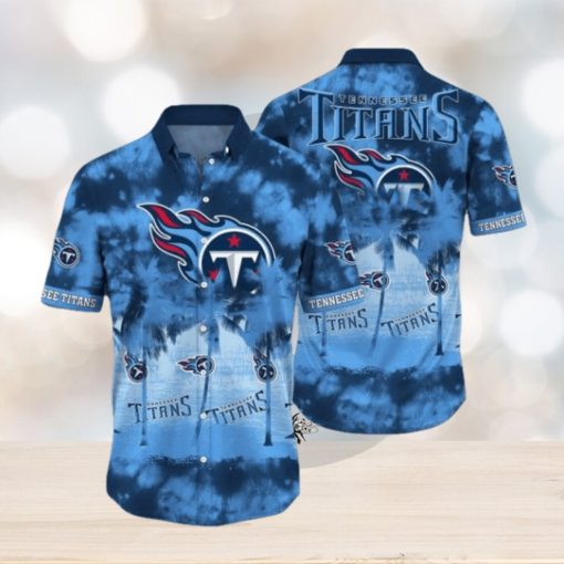 Nfl Tennessee Titans Blue Trendy Hawaiian Shirt Aloha Shirt