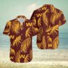 Ncaa Michigan Wolverines Maize Flowers Blue Trendy Hawaiian Shirt Aloha Shirt